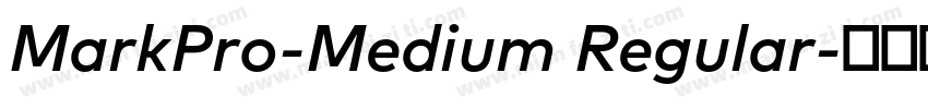 MarkPro-Medium Regular字体转换